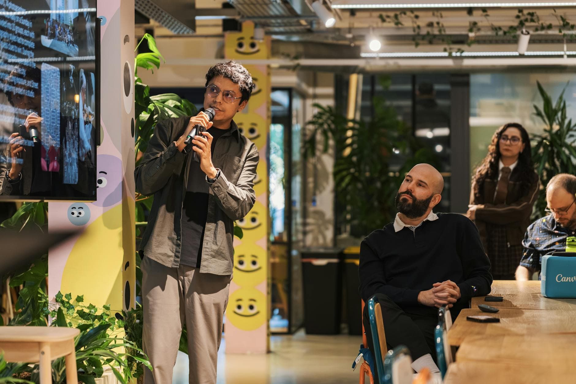 Professional team meeting